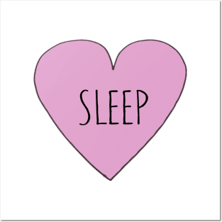 I LOVE SLEEP Posters and Art